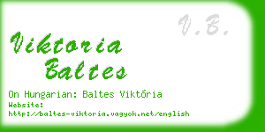 viktoria baltes business card